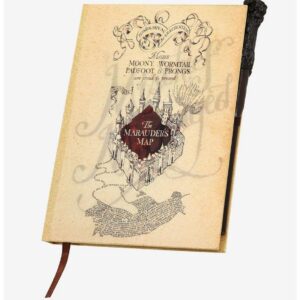 Harry Potter Marauder's Map Lenticular Journal with Wand Pen