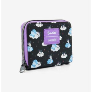 Loungefly Kuromi & Baku Clouds Mini Zipper Wallet