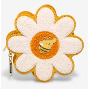 Her Universe Pompompurin Honey Bee Flower Coin Purse