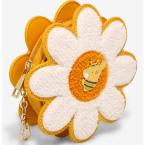 Her Universe Pompompurin Honey Bee Flower Coin Purse